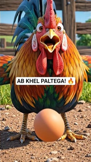 Murga Ka Dangerous Revenge 😱🐓 | Ultimate Funny Twist #shorts #funny #shortvideo #ai #tinytails
