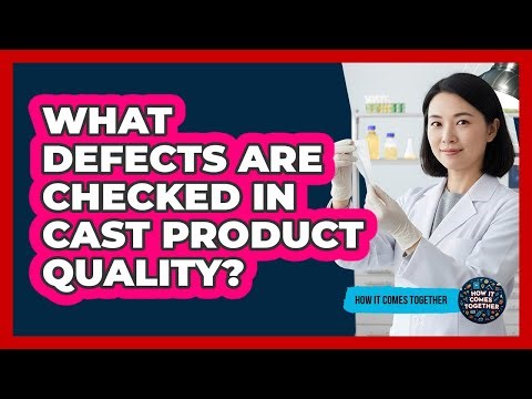What Defects Are Checked In Cast Product Quality?