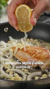 ✨ JUICY LEMON CREAM CHICKEN: QUICK AND EASY SKILLET RECIPE 🍋🍗#shorts