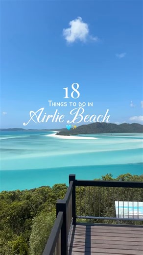 Melissa| Travel & Melbourne 🇦🇺 | 18 things to do in Airlie Beach🩵 From snorkelling the reef to flying over Heart Reef and chasing some of Australia’s best viewpoints, this... | Instagram