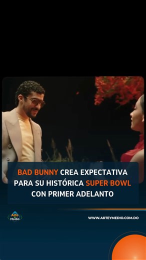 Arte y Medio on Instagram: "#EspectáculoAyM | Bad Bunny ha publicado el primer adelanto de su presentación en el Super Bowl LXI, que tendrá lugar el domingo 8 de febrero de 2026 en el Levi’s Stadium de Santa Clara, California. El puertorriqueño hará historia como el primer artista latino en solitario, el primer boricua, el primero de habla hispana y el primer reguetonero en encabezar el icónico halftime show, alcanzando a más de 115 millones de espectadores globales. Este anuncio llega en un mom