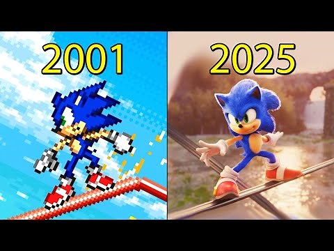 Evolution of Sonic grinding animations (1991-2025)