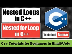 Nested Loop in C++ | Nested for Loop in C++ | C++ Tutorials for Beginners #25