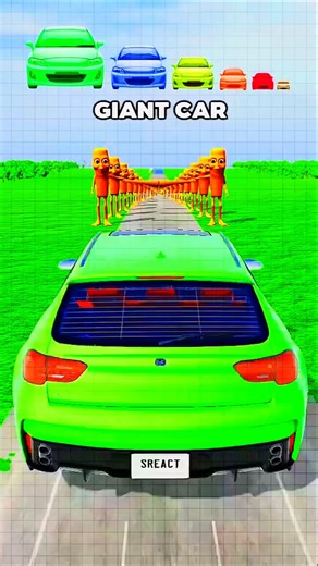 Big Cars 🆚 Small Cars | Tung Tung Sahur Challenge 🚗💥