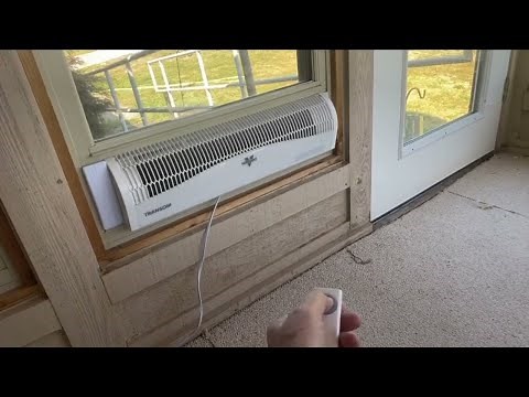 Vornado TRANSOM Window Fan Review | Remote Control, Reversible Exhaust Mode