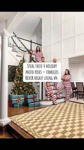 Holiday photo inspo we actually used 🎄Save these 4 poses for your family pictures — effortless, cozy, and guaranteed to come out cute every time ❤️✨Which one are you recreating? Save share with your photographer! ❤️#HolidayPhotos #FamilyChristmasPhotos #PhotoPoseIdeas #ChristmasContent #FamilyPhotoshoot | Qui