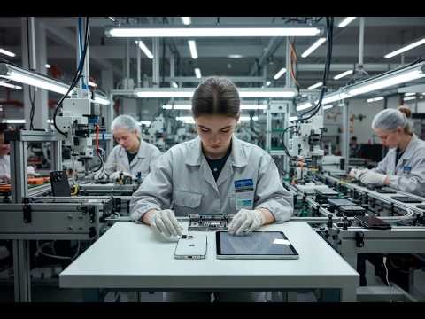 How iPhone 17 Is Made in Factory 🔥 Amazing Apple Manufacturing Process