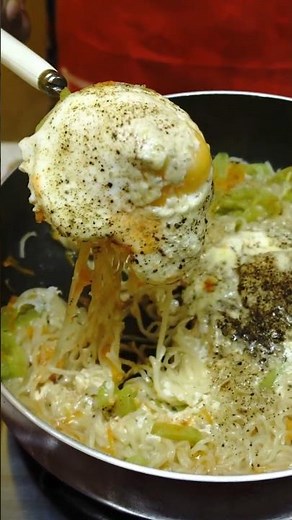 Cheesy Egg Noodles with Mozzarella | Easy Homemade Noodles Recipe #foodlovers #food