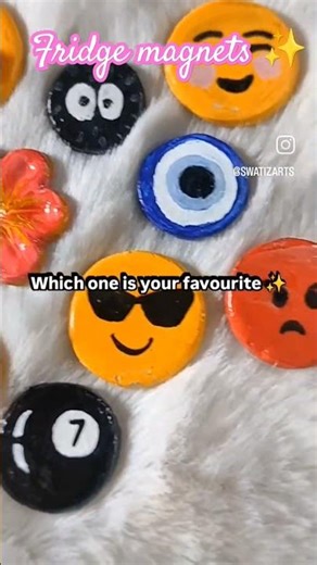 DIY fridge magnets😘 #drawing #shorts #art #youtube #subscribe #painting #trending #illustration