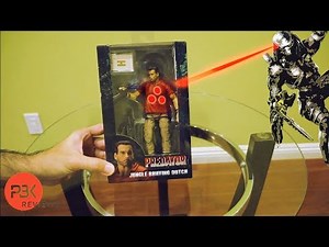 Neca Predator 30th Anniversary Jungle Briefing Dutch Figure 2017 SDCC Unboxing Quick Review