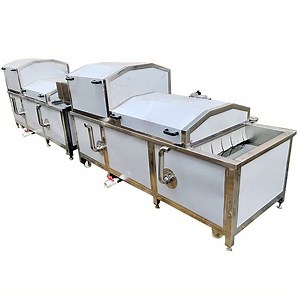 [Hot Item] Industrial Potato Vegetable Mushroom Blancher Machine Seafood Almond Hazelnut Blanching Machine