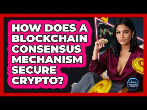 How Does A Blockchain Consensus Mechanism Secure Crypto? - Crypto Trading Strategists
