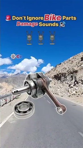 Don’t Ignore Bike Parts Damage Sounds ⚠️ (Engine Damage Alert!) | #shorts