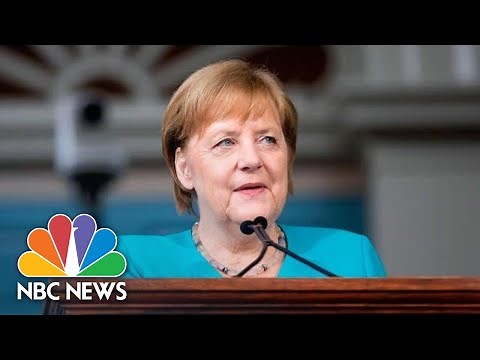 Angela Merkel Makes Swipe At President Trump At Harvard: ‘Tear Down Walls Of Ignorance’ | NBC News