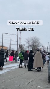 Footage from the “Save America Rally” and the “March against I.C.E.” Toledo, OH 1.18.26 #Toledo #Ohio #419toledo #rally #walk | Eliza Explores Toledo