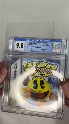 GBA Pac-Man Pinball Advance | CGC 9.8 A++ GEM MINT | Top of POPS!