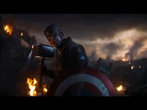 Captain America lifts Thor's Hammer- Avengers: Endgame (Full scene) 1080p.