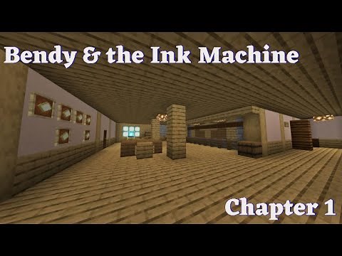How to Build Bendy and the Ink Machine Chapter 1 in Minecraft | Episode #1