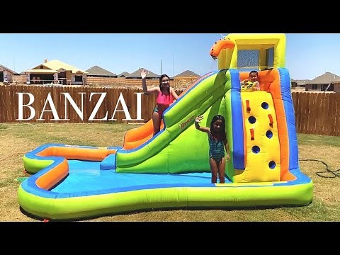 BANZAI Slide ‘N Soak Splash Park Unboxing & Review* | R HOUSE