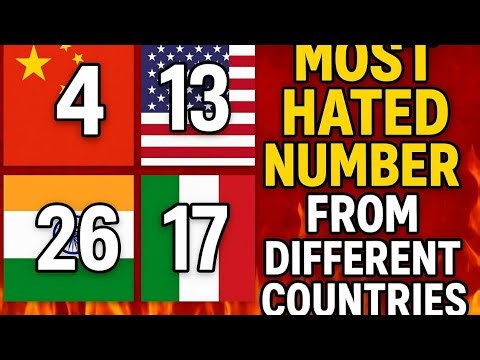 Top Most Hated Numbers in Every Country | Global Superstition Explained