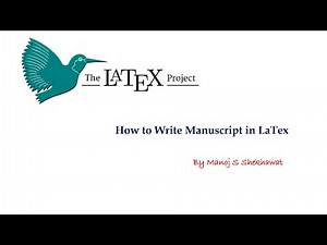 How to write manuscript in LaTex | Write manuscript using overleaf | AIP LaTex Template