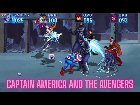 Captain America and The Avengers - Full Playthrough (Arcade)