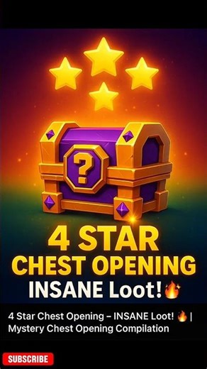 4 Star Chest Opening – INSANE Loot! 🔥✨ | Mystery Chest Opening Compilation