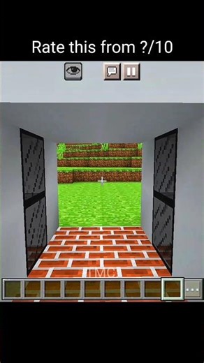 Minecraft Automatic Door 💀 #shorts #shortsfeed #minecraft