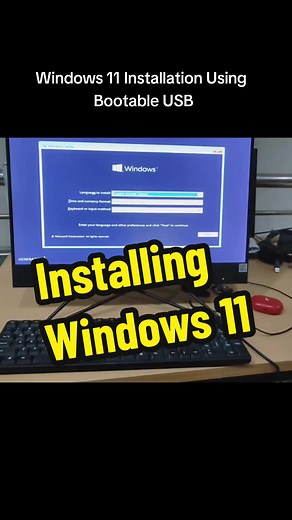 How to install Windows 11 using bootable USB, Easy steps. #windows #pctrick #tutorial #windows11 #tips