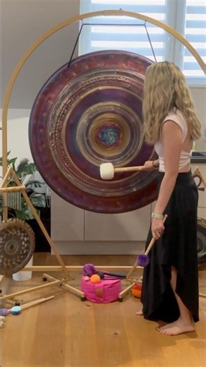 My big Gong 🔔Venus 47“ #soundhealing #gong #venus #gongmeditation
