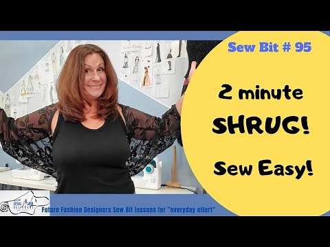 Sew a quick Shrug! sew easy!