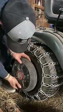 Installing wheel weights on the Craftsman lawn tractor #craftsman #lawntractor