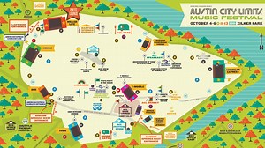 ACL Fest 2019: Entrance map and drop-off points