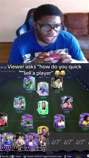 Viewer asks how do you quick sell a player #fyp #fc26 #gaming #ultimateteam