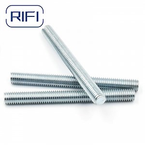 [Hot Item] Threaded Bar, Grade 4.8 Galvanized Carbon Steel Gi Stud Threaded Rod Metric Full Thread