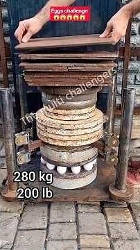eggs challenge 😱😱 1100 kg Wait ke bad bhi nhi toote eggs 🥚🥚🥚#shorts #funny #trending #egg #food 😱😂😂😂