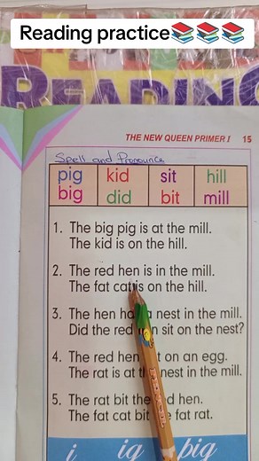 Reading Practice with Farm Animals and Rhymes