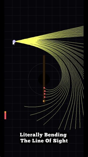 How We See Black hole #science #blackhole #programming