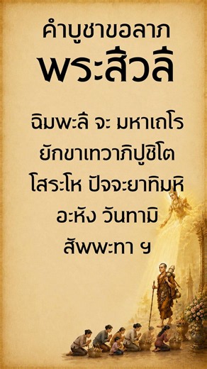 เกิด วันพฤหัสบดี คาถาบูชาพระสีวลี 19 จบ - สวดทุกวัน เรียกทรัพย์ เปิดทางรวย ไม่อดไม่อยาก