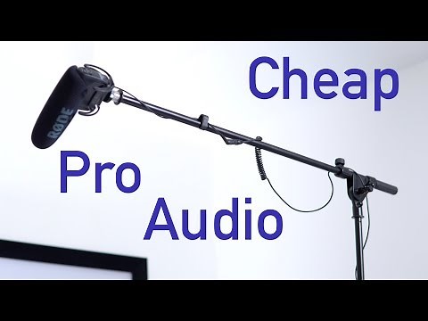 Easy Rode Videomic Boom Setup