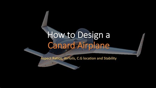 初步设计静稳定鸭翼布局飞机 | Designing a Model Canard Airplane_ Step-by-Step Guide