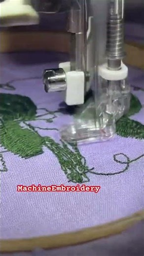 Regular Sewing Machine #embroidery #machineembroidery #freemotion