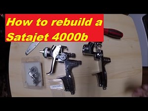How to restore a paint gun (satajet 4000)