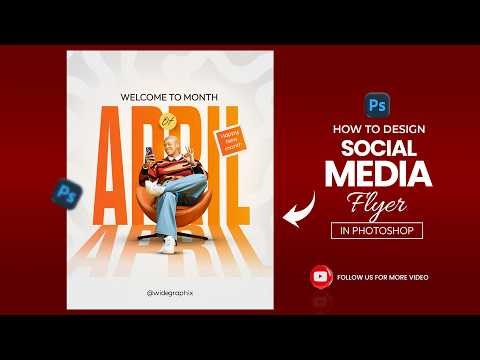 How to Design a Stunning New Month Social Media Flyer in Photoshop (April Edition)