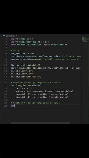 👉 “Chaos → Order (Python Animation)”