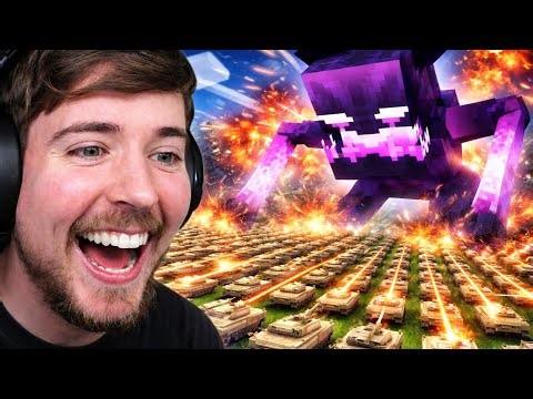 1000 Tanks 🆚️ Titan Enderman In Minecraft....