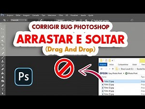 [RESOLVIDO] Como Corrigir ARRASTAR E SOLTAR (Drag And Drop) No Photoshop Em 2 Minutos