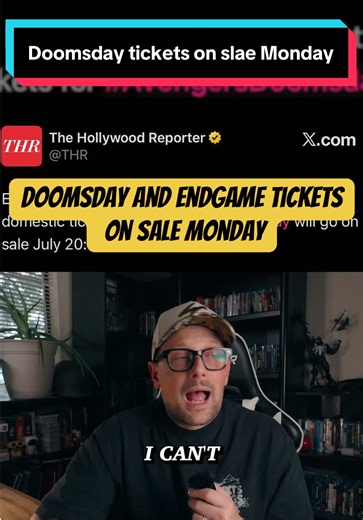 Avengers Doomsday and Endgame Tickets On Sale Monday