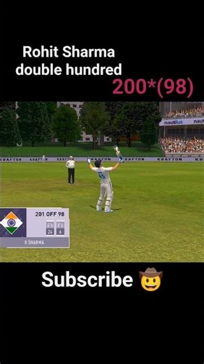 Double hundred by rohit sharma #shorts #shortsfeed #cricket #trending #viralshort #rohitsharma