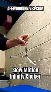 Sloppy Slow Motion Infinity Choker Fan | AFEWGOODKNIVES Balisong Journal #practicemakesprogress